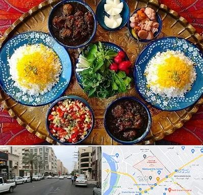 غذای ایرانی در زیتون کارمندی اهواز