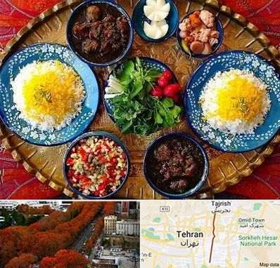غذای ایرانی در ولیعصر 