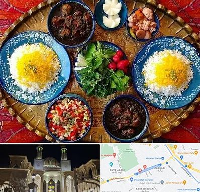 غذای ایرانی در زرگری شیراز