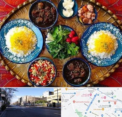غذای ایرانی در خیابان ملاصدرا شیراز