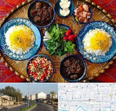 غذای ایرانی در ضیابری رشت