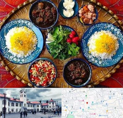 غذای ایرانی در میدان شهرداری رشت