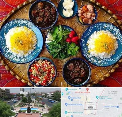 غذای ایرانی در بهارستان 
