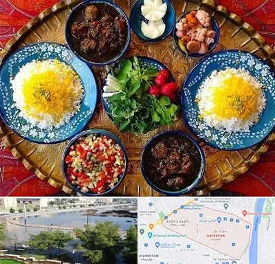 غذای ایرانی در گلستان اهواز