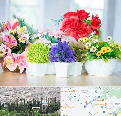 گل مصنوعی در محلاتی شیراز