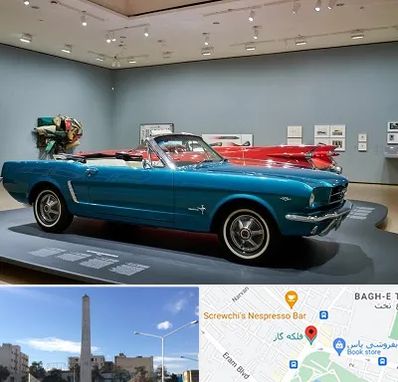 نمایشگاه ماشین در فلکه گاز شیراز