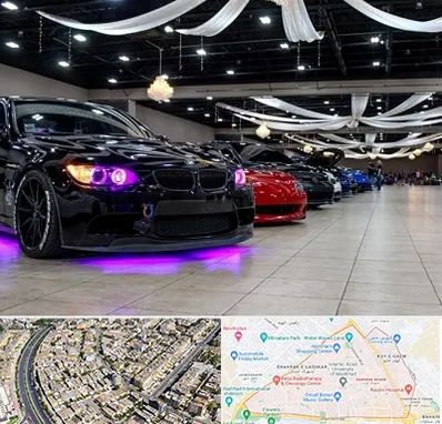 نمایشگاه ماشین خارجی در شهرک غرب مشهد