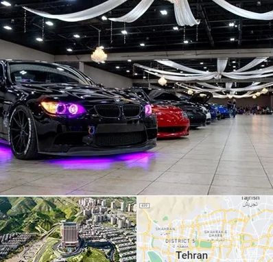 نمایشگاه ماشین خارجی در شمال تهران 