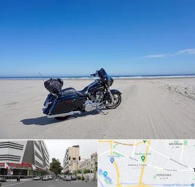 اجاره موتور سیکلت در بلوار فردوس 