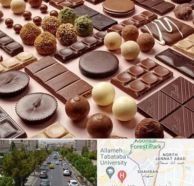 فروشگاه شکلات در شهران 