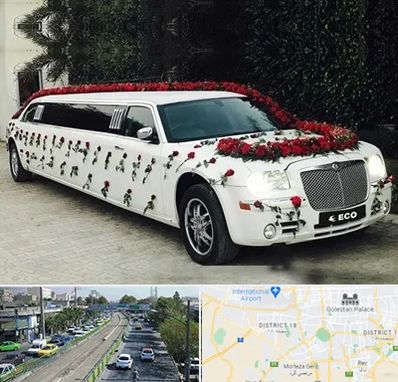 اجاره ماشین عروس لیموزین در جنوب تهران 