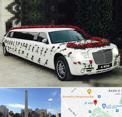 اجاره ماشین عروس لیموزین در فلکه گاز شیراز