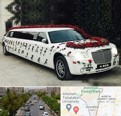 اجاره ماشین عروس لیموزین در شهران 