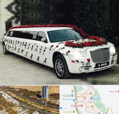 اجاره ماشین عروس لیموزین در خیابان نیایش شیراز