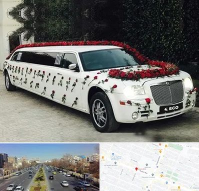 اجاره ماشین عروس لیموزین در بلوار معلم مشهد 