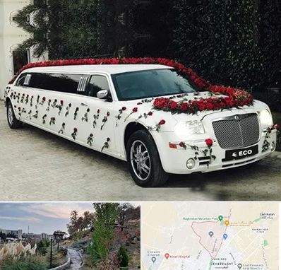 اجاره ماشین عروس لیموزین در باغستان کرج