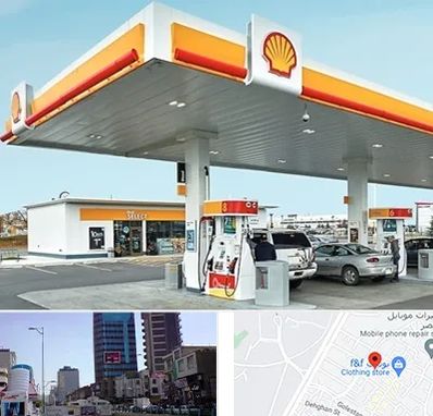 پمپ بنزین در چهارراه طالقانی کرج