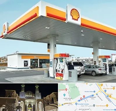 پمپ بنزین در زرگری شیراز