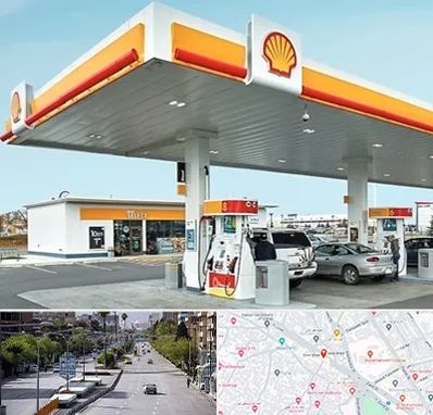 پمپ بنزین در خیابان زند شیراز