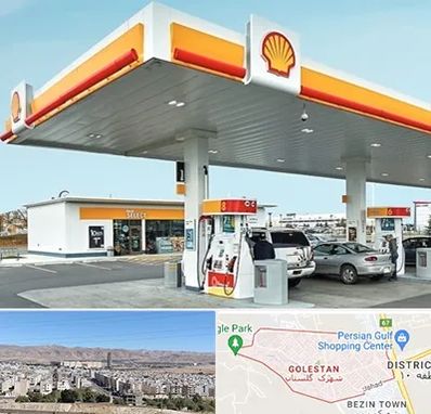 پمپ بنزین در شهرک گلستان شیراز