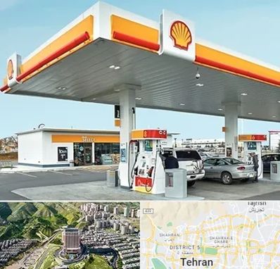 پمپ بنزین در شمال تهران 