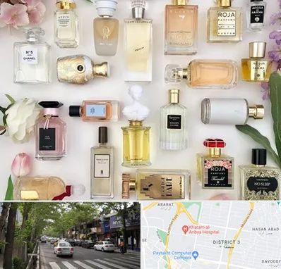 فروشگاه عطر اورجینال در ظفر 