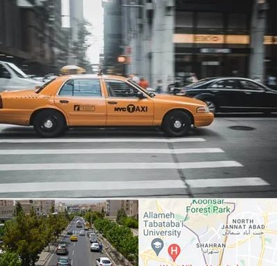 اجاره تاکسی با راننده در شهران 