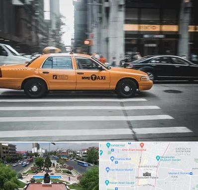 اجاره تاکسی با راننده در بهارستان 