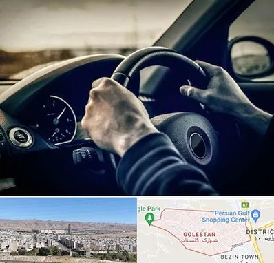 اجاره ماشین با راننده در شهرک گلستان شیراز