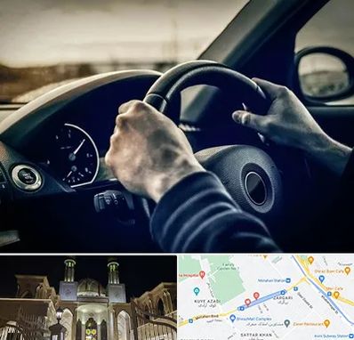 اجاره ماشین با راننده در زرگری شیراز