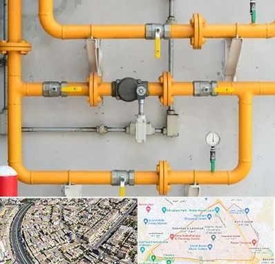لوله و اتصالات گازی در شهرک غرب مشهد