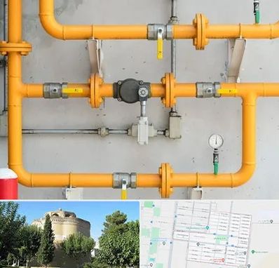 لوله و اتصالات گازی در مرداویج اصفهان