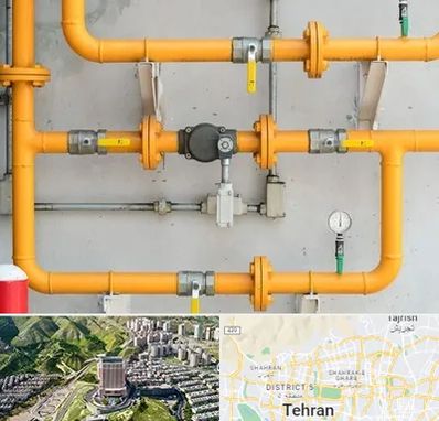 لوله و اتصالات گازی در شمال تهران 