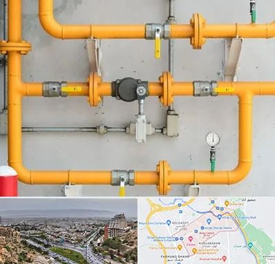 لوله و اتصالات گازی در معالی آباد شیراز