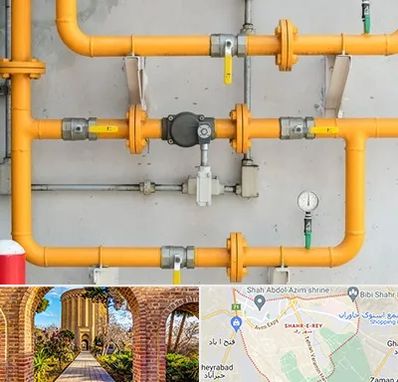 لوله و اتصالات گازی در شهر ری