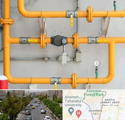 لوله و اتصالات گازی در شهران 