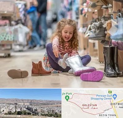 فروشگاه کفش بچه گانه در شهرک گلستان شیراز