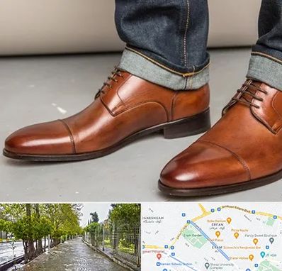 کفش سایز بزرگ مردانه در خیابان ارم شیراز