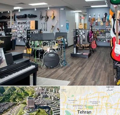 مرکز فروش ساز موسیقی در شمال تهران 