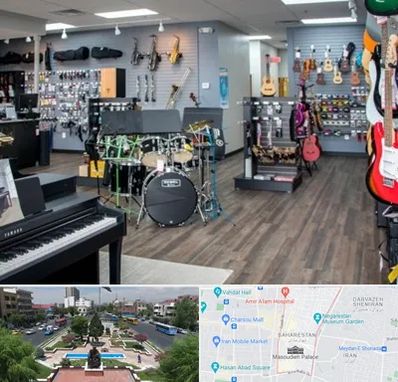 مرکز فروش ساز موسیقی در بهارستان 