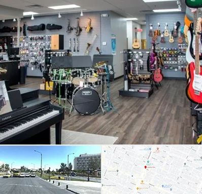 مرکز فروش ساز موسیقی در بلوار کلاهدوز مشهد 