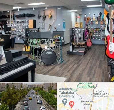 مرکز فروش ساز موسیقی در شهران 