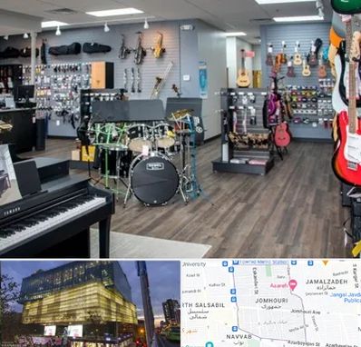 مرکز فروش ساز موسیقی در جمهوری 