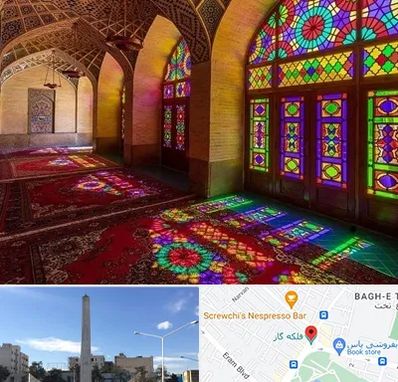 مسجد در فلکه گاز شیراز