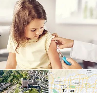 نمونه گیری خون نوزاد و اطفال در شمال تهران 