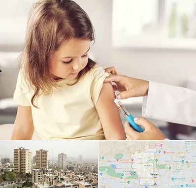 نمونه گیری خون نوزاد و اطفال در منطقه 5 تهران 