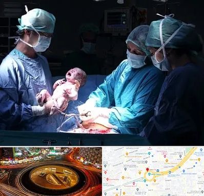 جراح سزارین در میدان ولیعصر