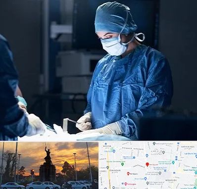 جراح زنان و زایمان در میدان حر