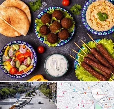 رستوران عربی در خیابان زند شیراز 