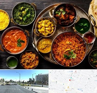 رستوران هندی در بلوار کلاهدوز مشهد 